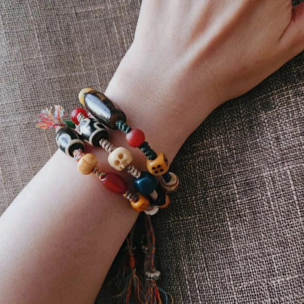 The Art of Layered Stacking: Craft Your Unique Life Story With Tibetan Beads & Natural Gemstones