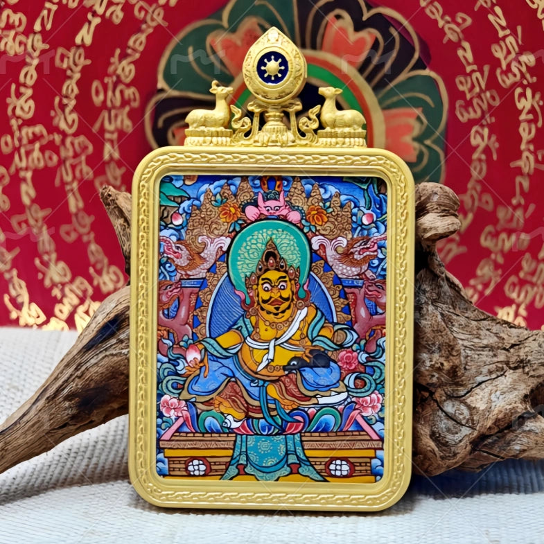 Hand Painted Spiritual Thangka Pendant