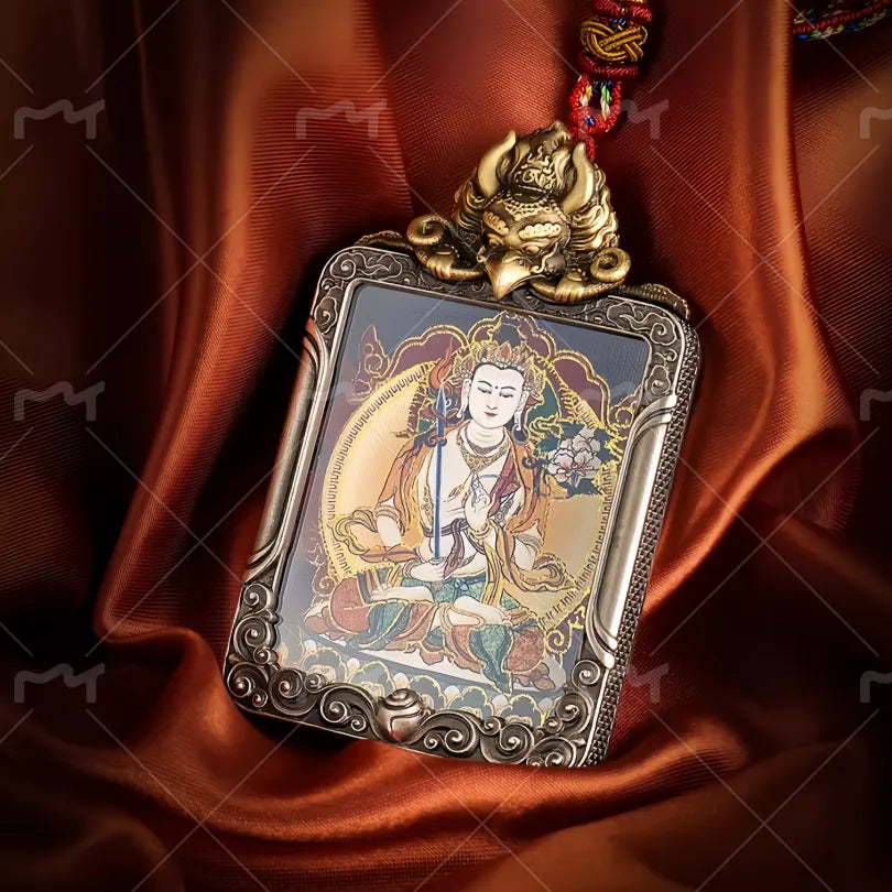 Tibetan Gau Box Necklace With Hidden Storage Space