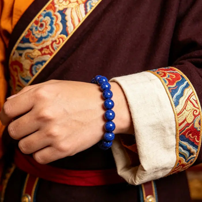 Lapis Lazuli Stone Beaded Bracelet