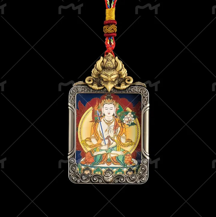 Tibetan Gau Box Necklace With Hidden Storage Space