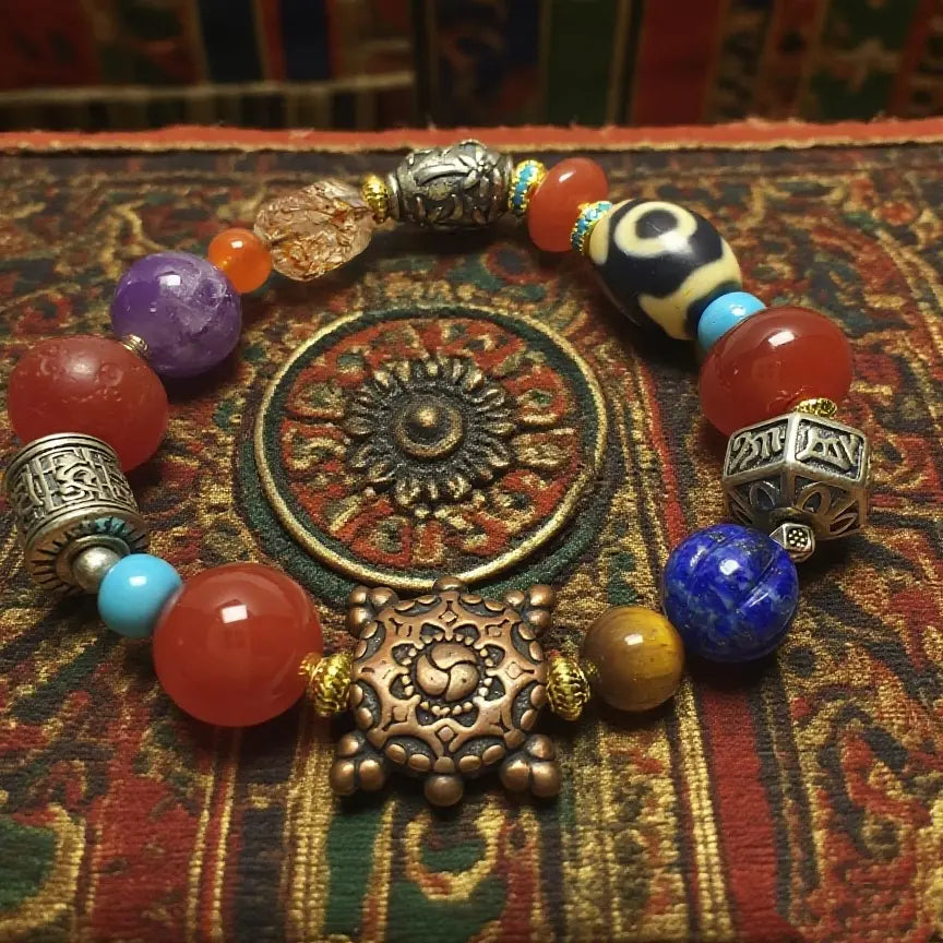 Dzi Bracelet: Courage, wisdom, and wealth protection for you!