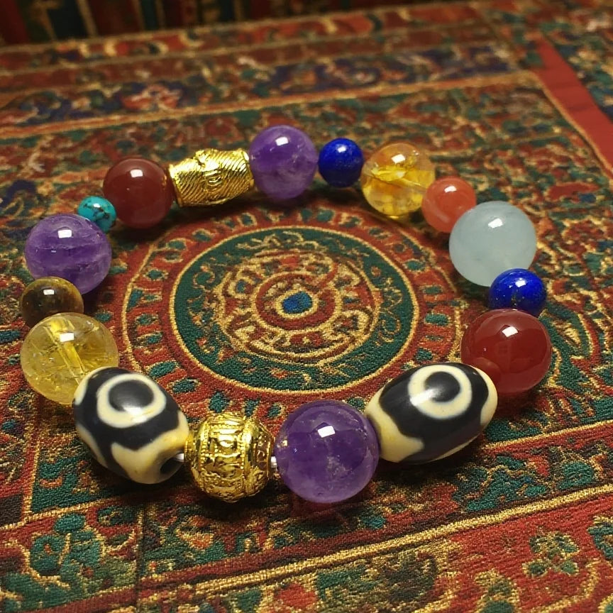 Tibetan wisdom meets US trend—this rainbow bracelet aligns chakras and elevates your vibe, perfect for the spiritually stylish.