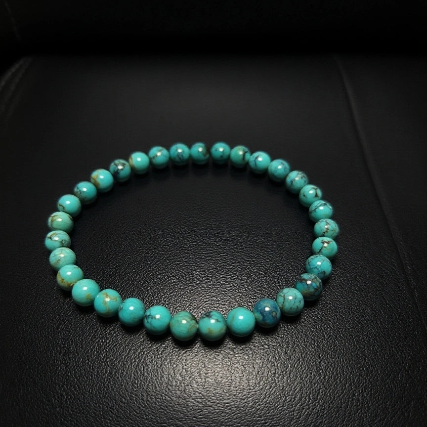 Tibetan Turquoise Bracelet – Bring Calm & Positive Energy! A Symbol of Protection & Good Fortune!