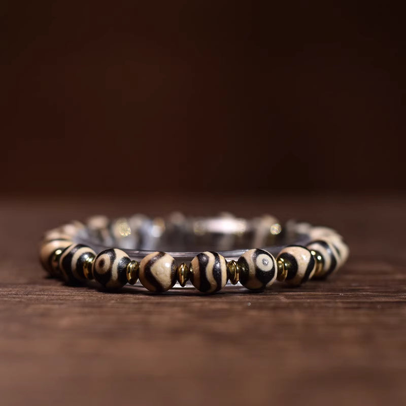 Xizang dZi bead bracelet