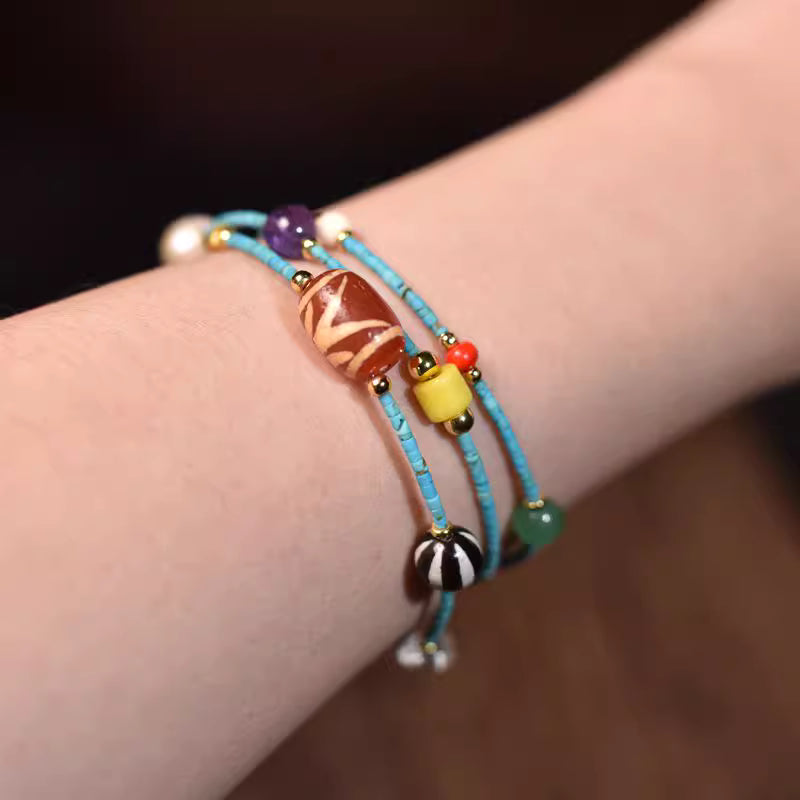 Sky bead multi-treasure magnesite collar chain