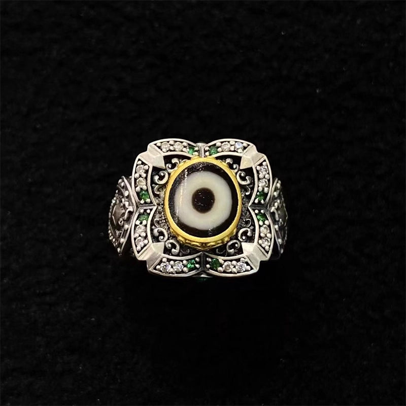 Sterling Silver Celestial Guardian Ring