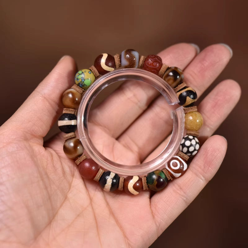 Agate Dzi jewelry bracelet