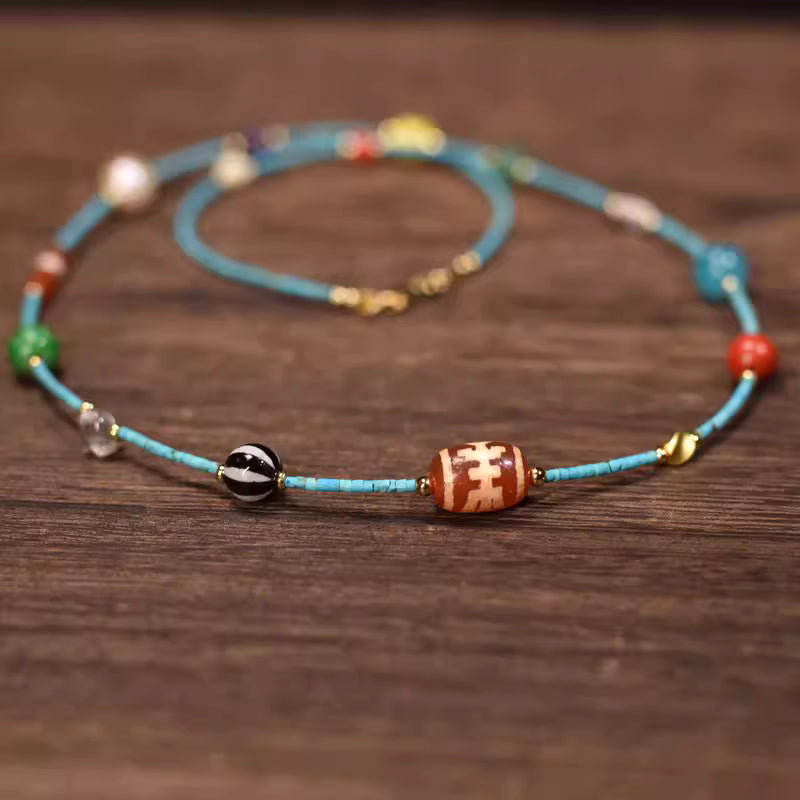 Sky bead multi-treasure magnesite collar chain