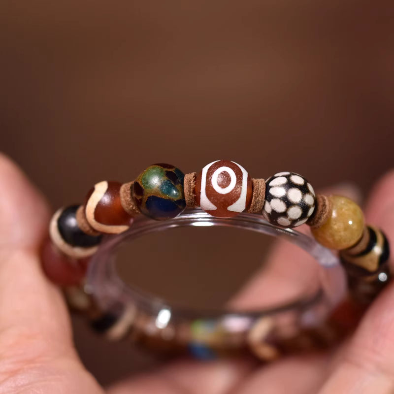 Agate Dzi jewelry bracelet