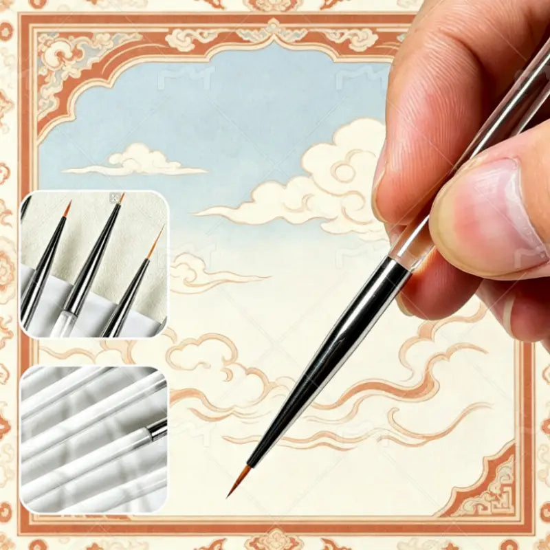 thangka-liner-brush-in-use-fine-line-painting