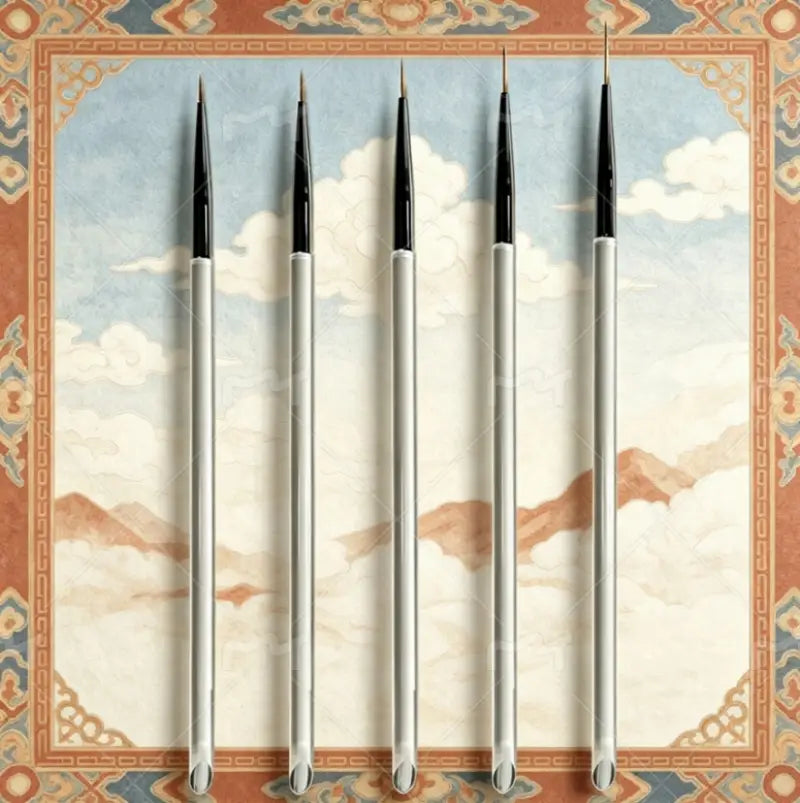 thangka-liner-brush-set-5pcs-nylon-acrylic-handle